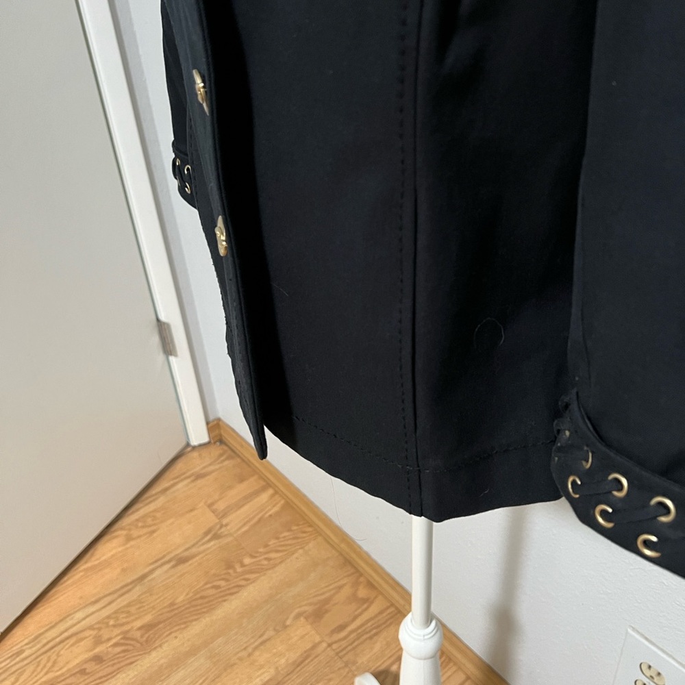 St. John Elegant Black Jacket with Gold Accents - Picture 9 of 12